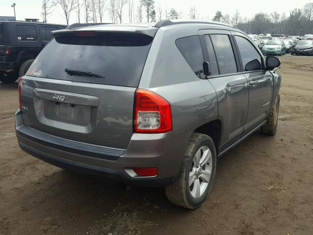 1C4NJDBB6DD190488 - 2013 JEEP COMPASS SP GRAY photo 4
