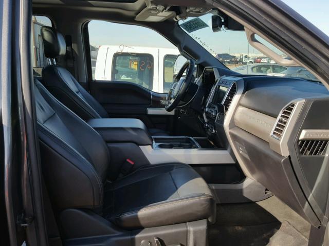 1FT8W3DT8HED07003 - 2017 FORD F350 SUPER GRAY photo 5