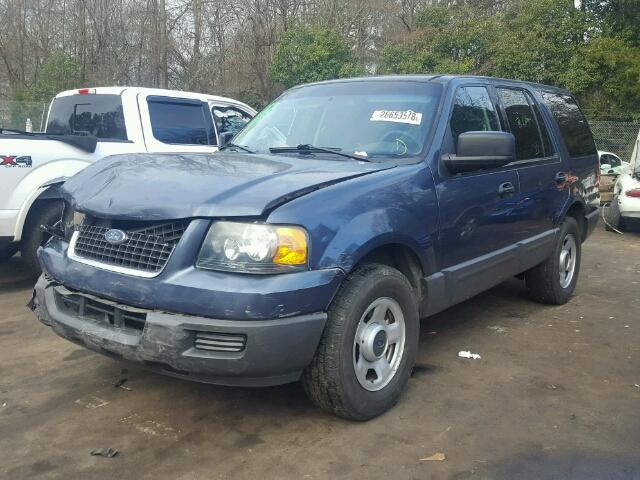 1FMPU13545LA14694 - 2005 FORD EXPEDITION BLUE photo 2