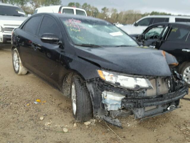 KNAFU4A21C5626215 - 2012 KIA FORTE EX BLACK photo 1