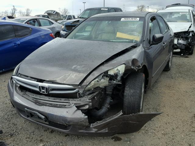 1HGCM56897A066483 - 2007 HONDA ACCORD EX BROWN photo 2