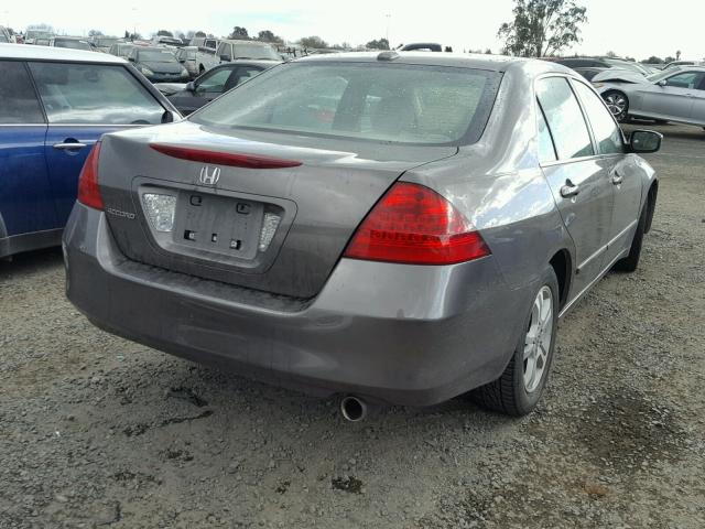 1HGCM56897A066483 - 2007 HONDA ACCORD EX BROWN photo 4