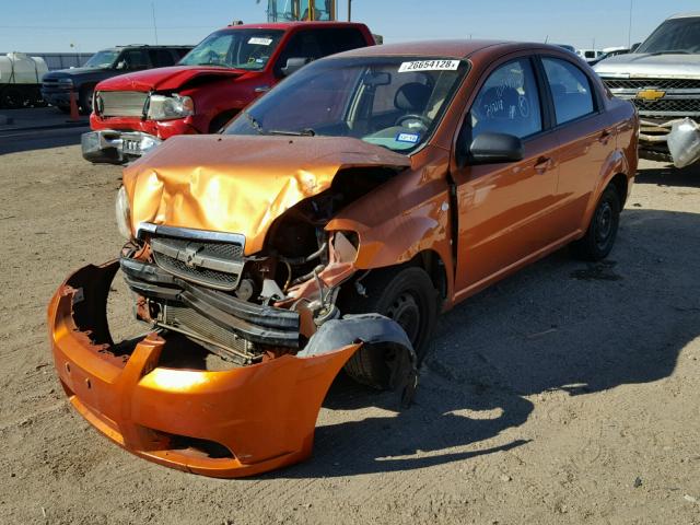 KL1TD56637B148031 - 2007 CHEVROLET AVEO BASE Narıncı foto 2