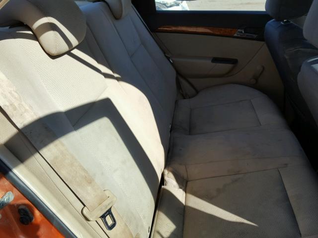 KL1TD56637B148031 - 2007 CHEVROLET AVEO BASE Narıncı foto 6