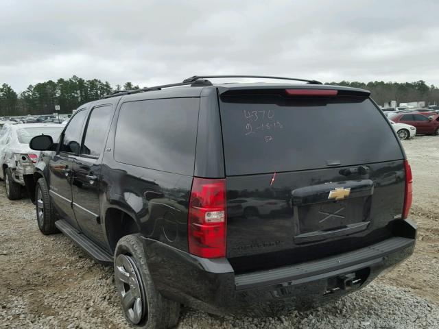 3GNFK16357G164370 - 2007 CHEVROLET SUBURBAN K BLACK photo 3