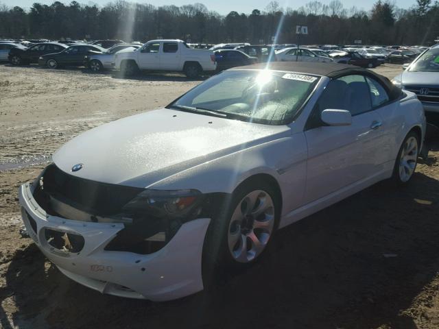 WBAEK13486CN75228 - 2006 BMW 650 I თეთრი ფოტო 2