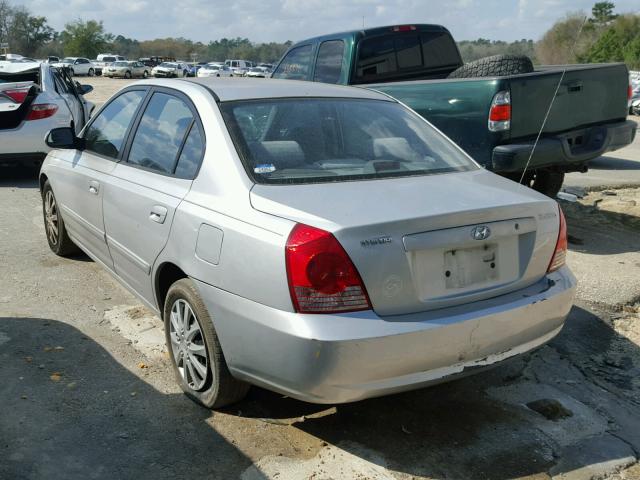 KMHDN46D26U271319 - 2006 HYUNDAI ELANTRA GL SILVER photo 3