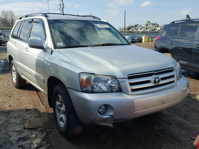 JTEGD21A370166041 - 2007 TOYOTA HIGHLANDER SILVER photo 1