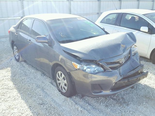 2T1BU4EE6DC109485 - 2013 TOYOTA COROLLA BA GRAY photo 1