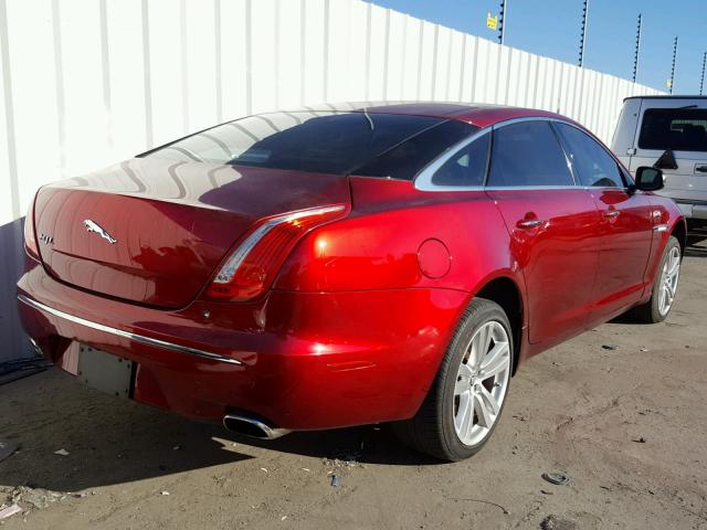 SAJWA2GBXBLV07193 - 2011 JAGUAR XJL BASE RED photo 4