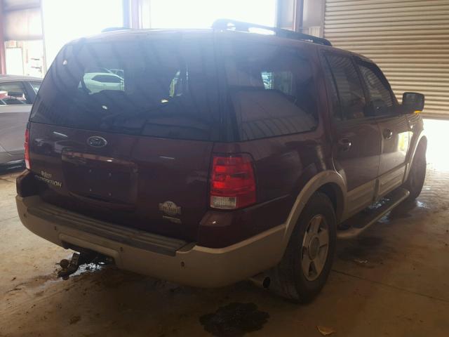 1FMFU185X6LA70242 - 2006 FORD EXPEDITION MAROON photo 4