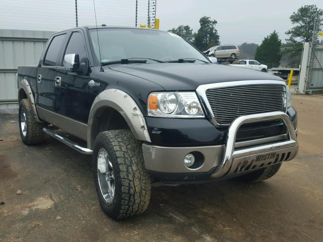 1FTPW12V36KC53547 - 2006 FORD F150 SUPER BLACK photo 1