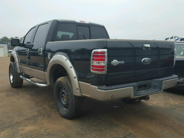 1FTPW12V36KC53547 - 2006 FORD F150 SUPER BLACK photo 3