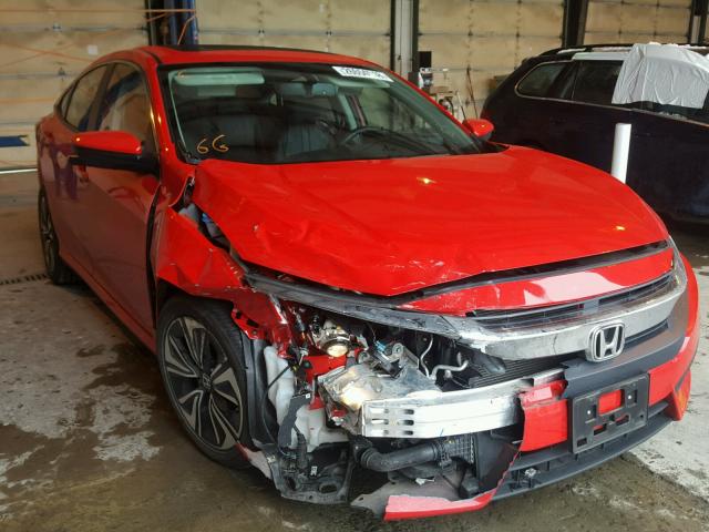 2HGFC1F75HH651337 - 2017 HONDA CIVIC EXL RED photo 1