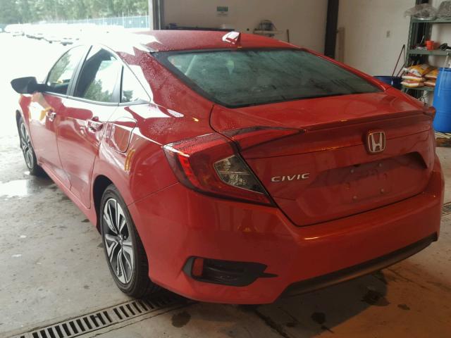 2HGFC1F75HH651337 - 2017 HONDA CIVIC EXL RED photo 3