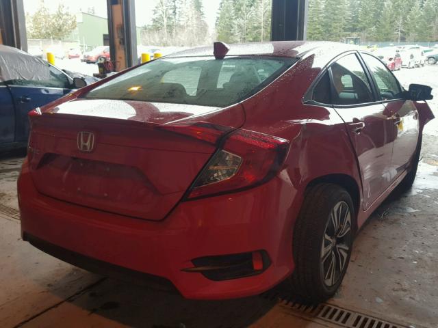 2HGFC1F75HH651337 - 2017 HONDA CIVIC EXL RED photo 4