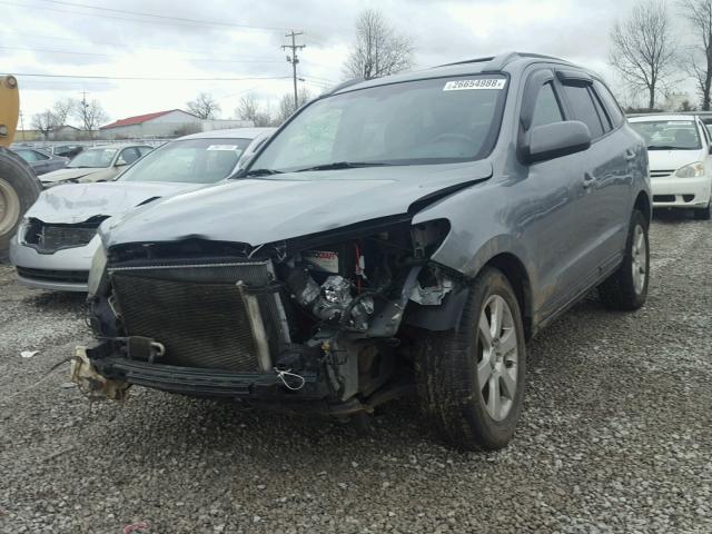 5NMSH73E67H034424 - 2007 HYUNDAI SANTA FE S GRAY photo 2