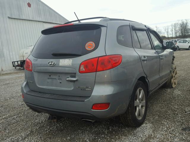 5NMSH73E67H034424 - 2007 HYUNDAI SANTA FE S GRAY photo 4