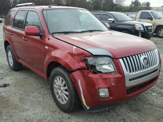 4M2CU87719KJ10103 - 2009 MERCURY MARINER PR RED photo 1