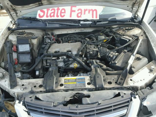 2G1WF52EX59287271 - 2005 CHEVROLET IMPALA WHITE photo 7