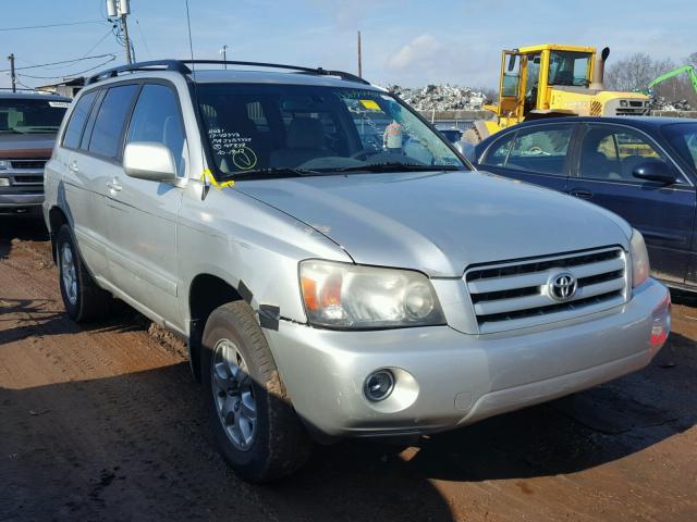 JTEEP21A060155074 - 2006 TOYOTA HIGHLANDER SILVER photo 1