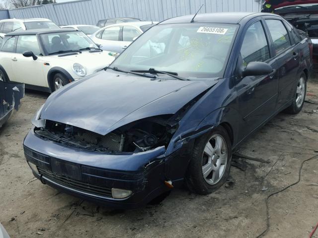 1FAFP38313W270285 - 2003 FORD FOCUS ZTS BLUE photo 2