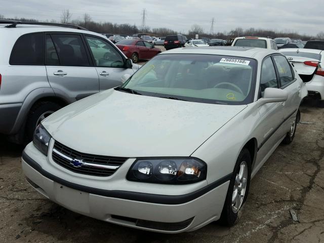 2G1WH52K939306101 - 2003 CHEVROLET IMPALA LS CREAM photo 2