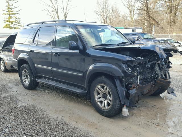 5TDBT44A05S239319 - 2005 TOYOTA SEQUOIA SR BLACK photo 1