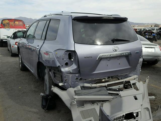 JTEEW41A582014250 - 2008 TOYOTA HIGHLANDER BURN photo 3