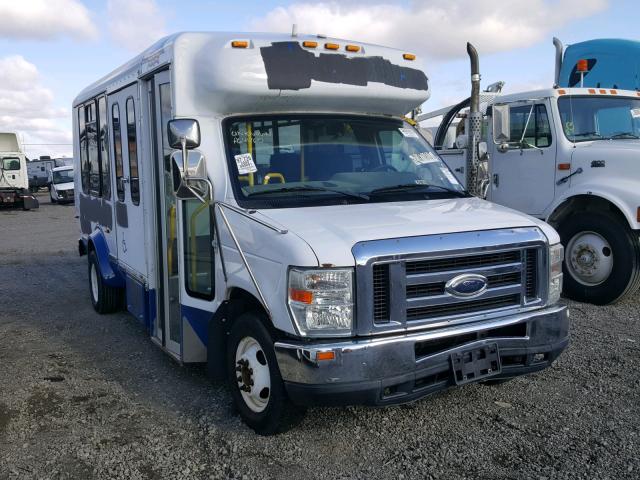 1FDEE35P09DA64460 - 2009 FORD ECONOLINE WHITE photo 1