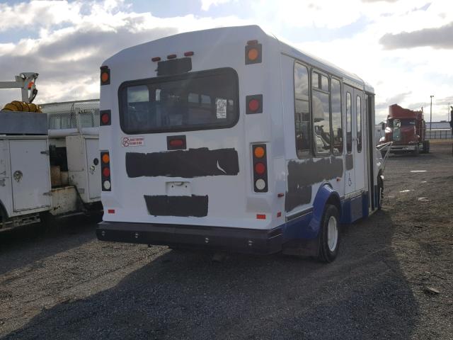 1FDEE35P09DA64460 - 2009 FORD ECONOLINE WHITE photo 4