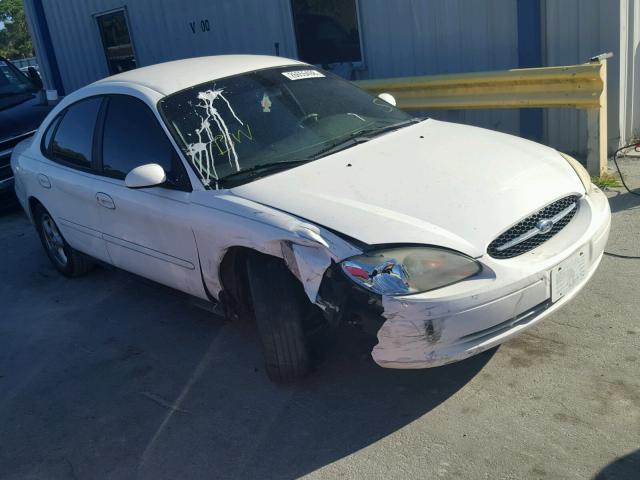 1FAFP55U12A122206 - 2002 FORD TAURUS SES WHITE photo 1