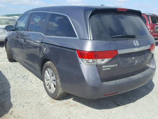 5FNRL5H39GB039269 - 2016 HONDA ODYSSEY SE GRAY photo 3