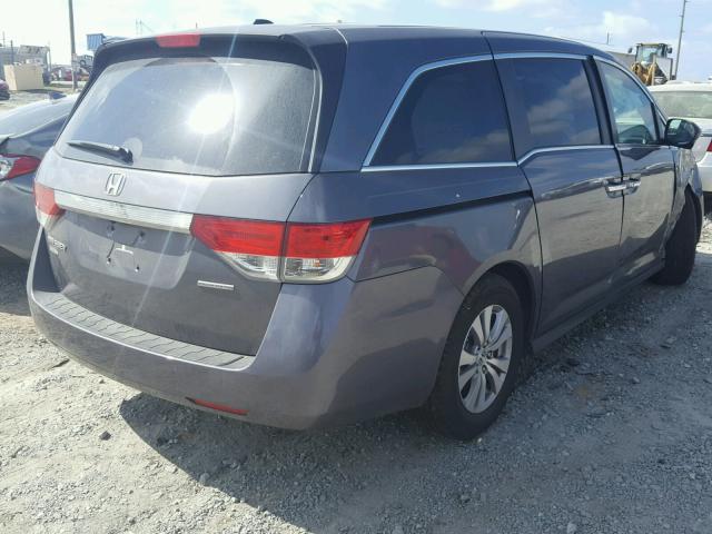 5FNRL5H39GB039269 - 2016 HONDA ODYSSEY SE GRAY photo 4