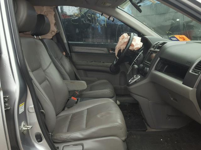 JHLRE38728C024776 - 2008 HONDA CR-V EXL GRAY photo 5