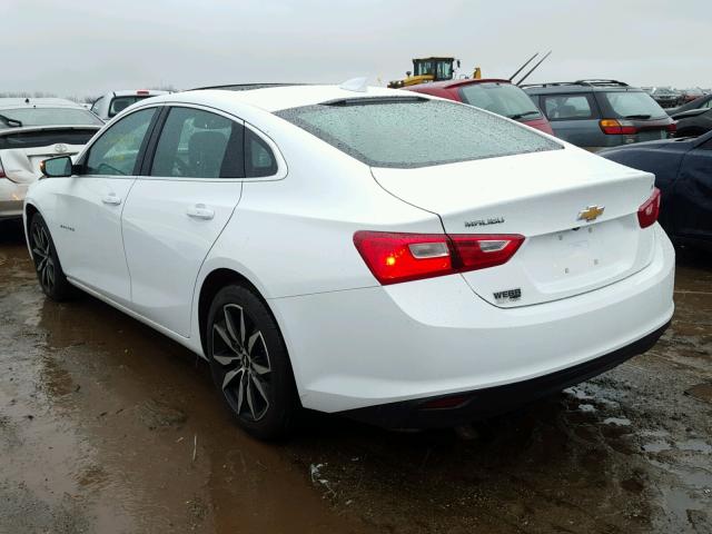 1G1ZD5ST9JF132083 - 2018 CHEVROLET MALIBU LT WHITE photo 3