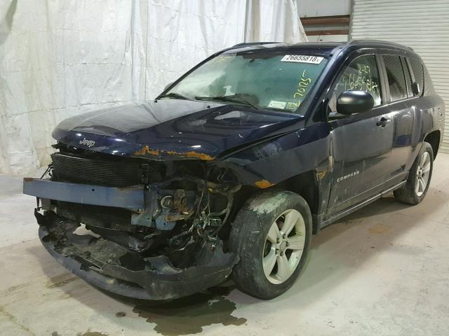 1C4NJDBB2CD637770 - 2012 JEEP COMPASS SP BLUE photo 2