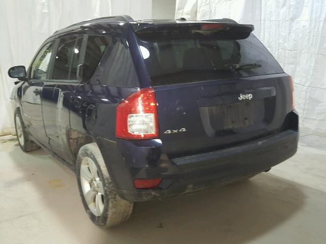 1C4NJDBB2CD637770 - 2012 JEEP COMPASS SP BLUE photo 3