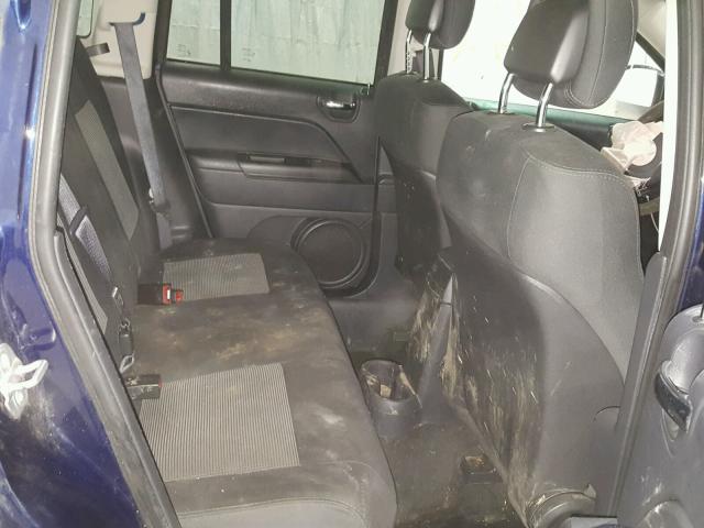 1C4NJDBB2CD637770 - 2012 JEEP COMPASS SP BLUE photo 6