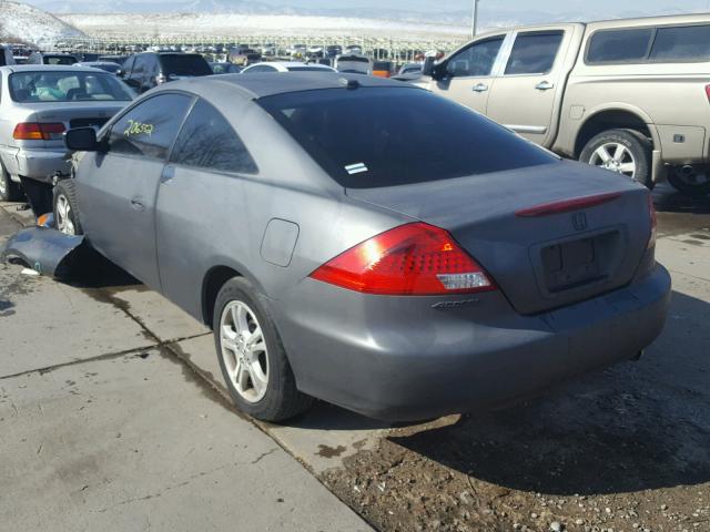 1HGCM72656A022818 - 2006 HONDA ACCORD EX GRAY photo 3