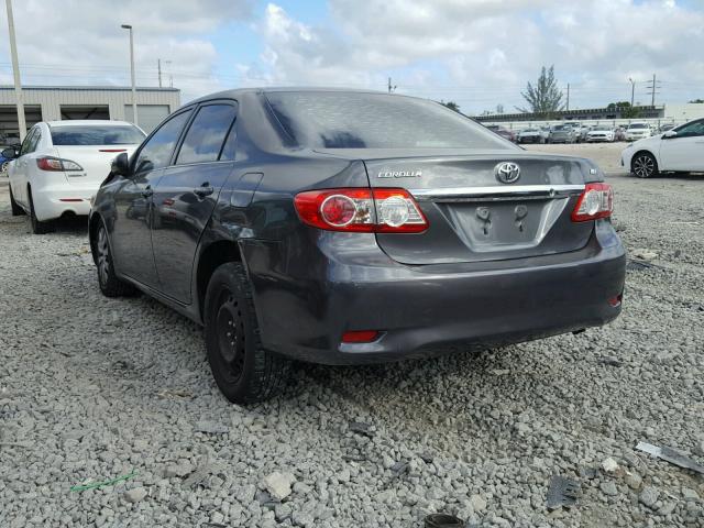 2T1BU4EE5DC941657 - 2013 TOYOTA COROLLA BA BROWN photo 3