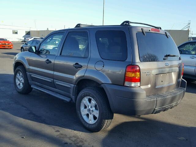 1FMYU03155KB15373 - 2005 FORD ESCAPE XLT GRAY photo 3