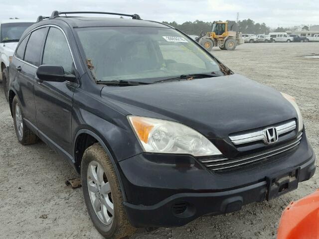 JHLRE48508C005535 - 2008 HONDA CR-V EX BLACK photo 1