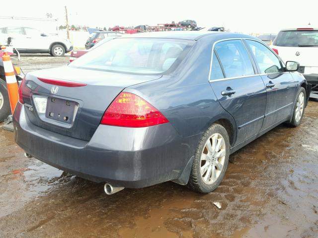 1HGCM66467A067772 - 2007 HONDA ACCORD SE GRAY photo 4