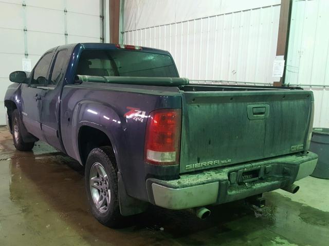 2GTEK19J081263493 - 2008 GMC SIERRA K15 BLUE photo 3