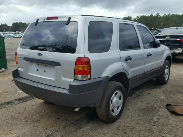 1FMCU02B04KB38367 - 2004 FORD ESCAPE XLS SILVER photo 4