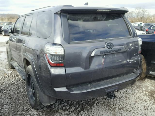 JTEZU5JR6G5146269 - 2016 TOYOTA 4RUNNER SR GRAY photo 3