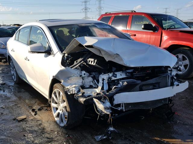 1G4GJ5E39CF152500 - 2012 BUICK LACROSSE T WHITE photo 1