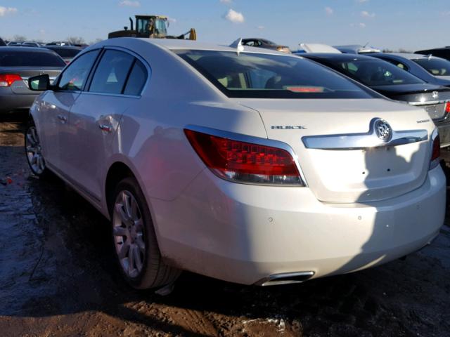 1G4GJ5E39CF152500 - 2012 BUICK LACROSSE T WHITE photo 3