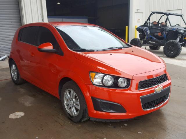 1G1JC6SH0D4184624 - 2013 CHEVROLET SONIC LT ORANGE photo 1